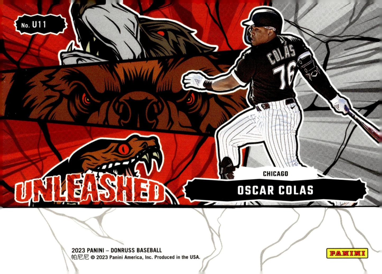 Oscar Colas 2023 Panini Donruss Unleashed #U11 - Collector Store LLC
