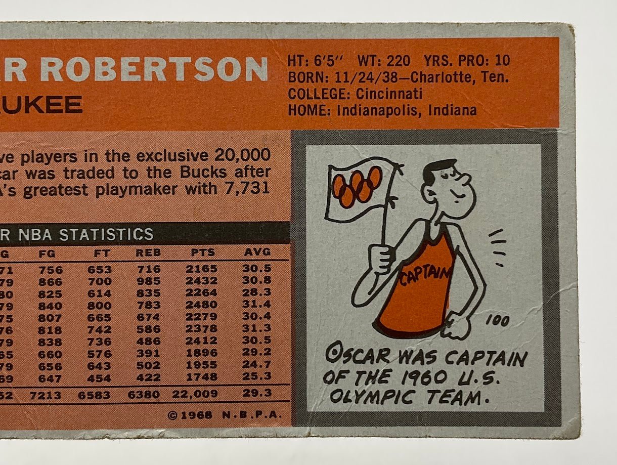 Oscar Robertson 1970 - 71 Topps #100 Milwaukee Bucks VG - Collector Store LLC