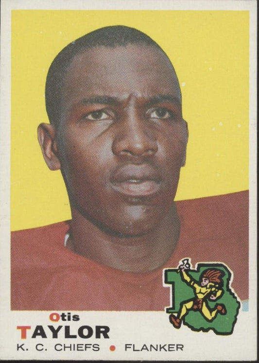 Otis Taylor 1969 Topps #191 Kansas City Chiefs EX - Collector Store LLC