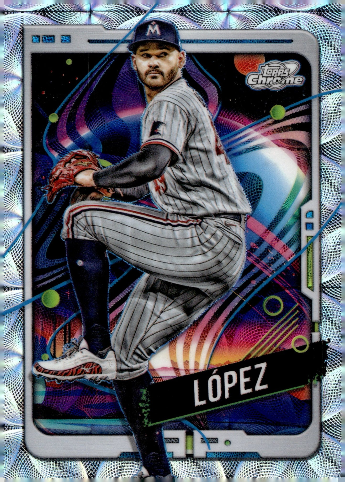 Pablo Lopez 2024 Topps Chrome Cosmic Nucleus Refractor #128 - Collector Store LLC