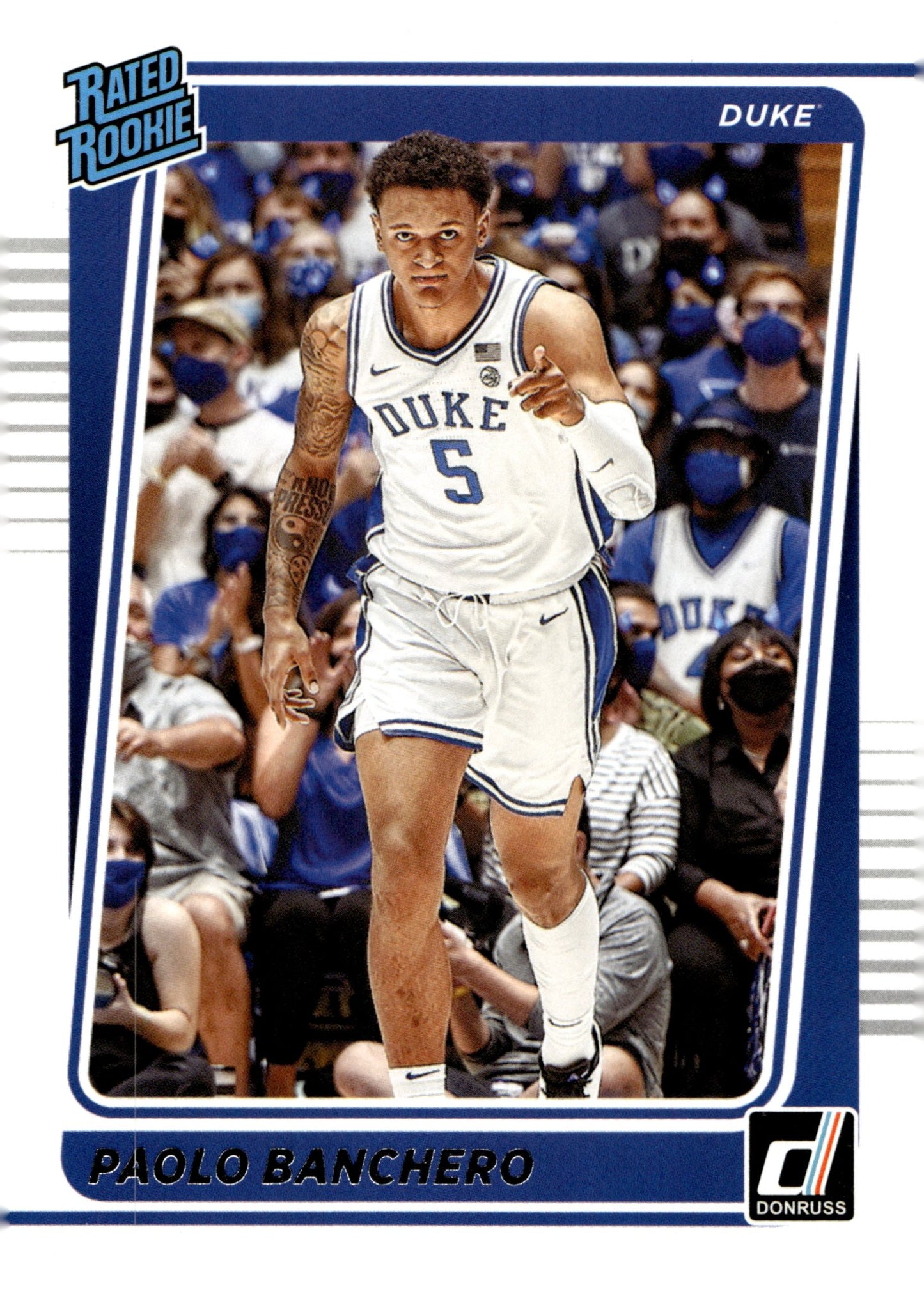Paolo Banchero 2022 Panini Chronicles Donruss Rated Rookies Draft Picks RC #2 #1 - Collector Store LLC