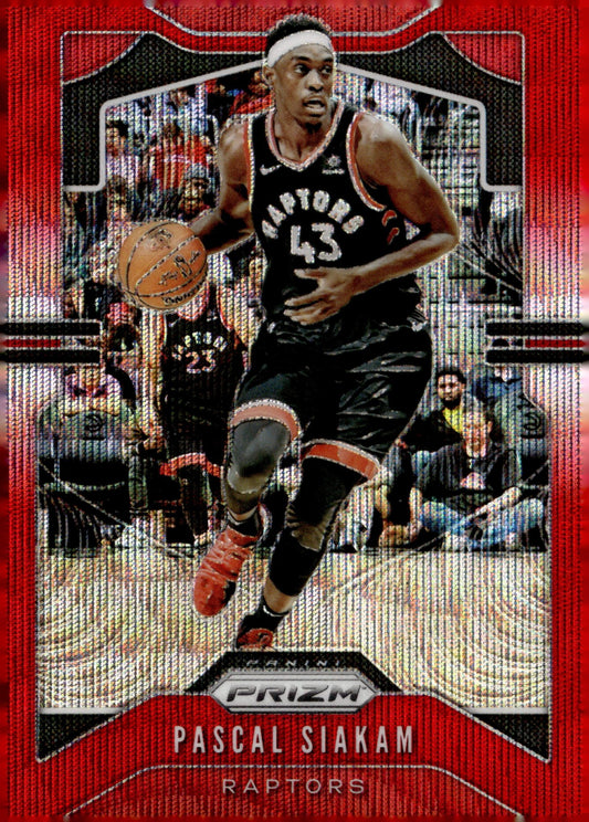 Pascal Siakam 2019 - 20 Panini Prizm Red Wave PRizm #156 - Collector Store LLC