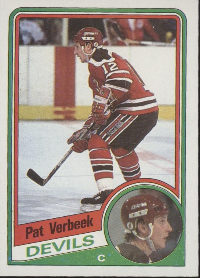 Pat Verbeek 1984 - 85 Topps RC #90 New Jersey Devils - Collector Store LLC