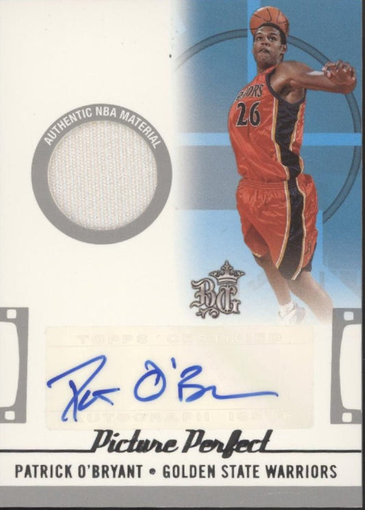 Patrick O'Bryant 2006 - 07 Topps Big Game Picture Perfect Swatch Auto 186/199 - Collector Store LLC