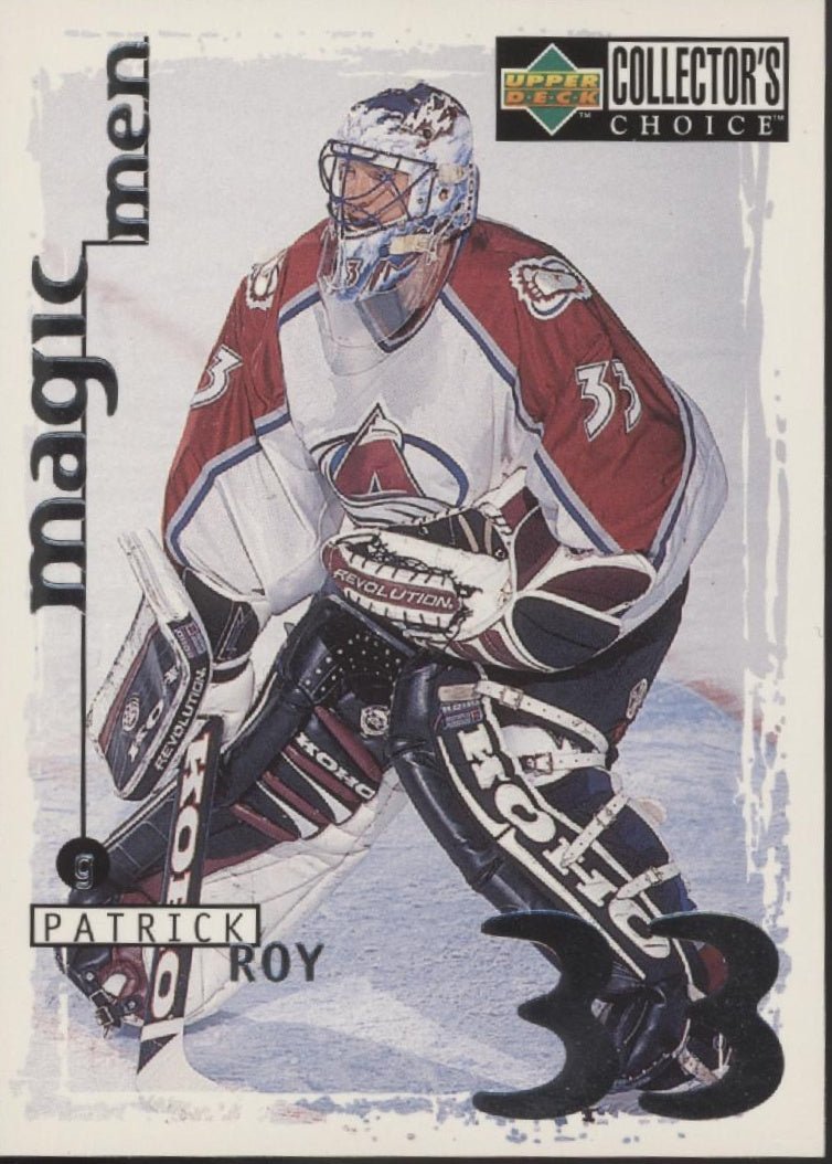 Patrick Roy 1997 Upper Deck Collector's Choice Magic Men #MM9 - Collector Store LLC