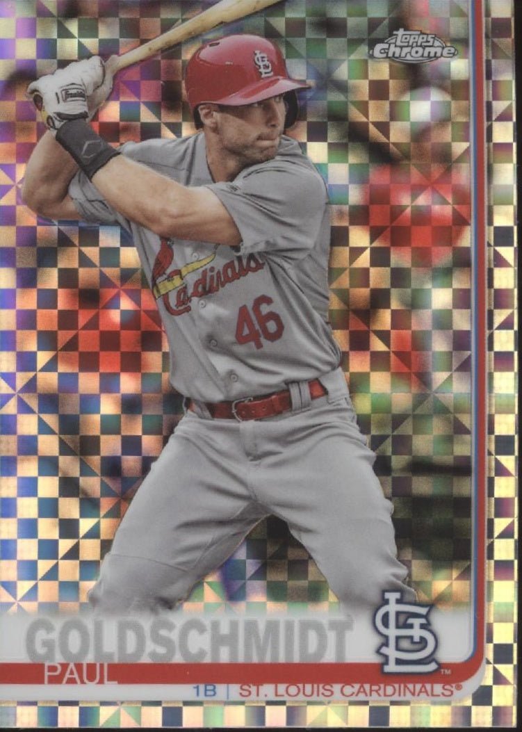 Paul Goldschmidt 2019 Topps Chrome Xfractor Refractor #139 - Collector Store LLC
