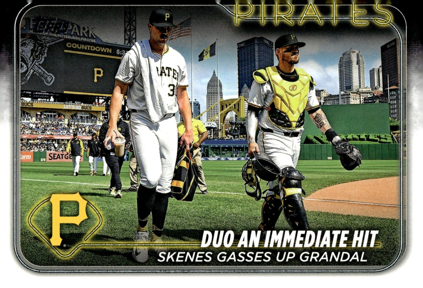 Paul Skenes / Yasmani Grandal 2024 Topps Update Series US160 3 - Collector Store LLC