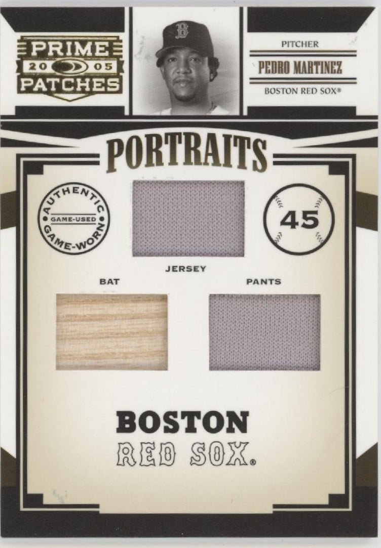 Pedro Martinez 2005 Donruss Prime Patches Portraits Relics 021/150 P - 83 - Collector Store LLC