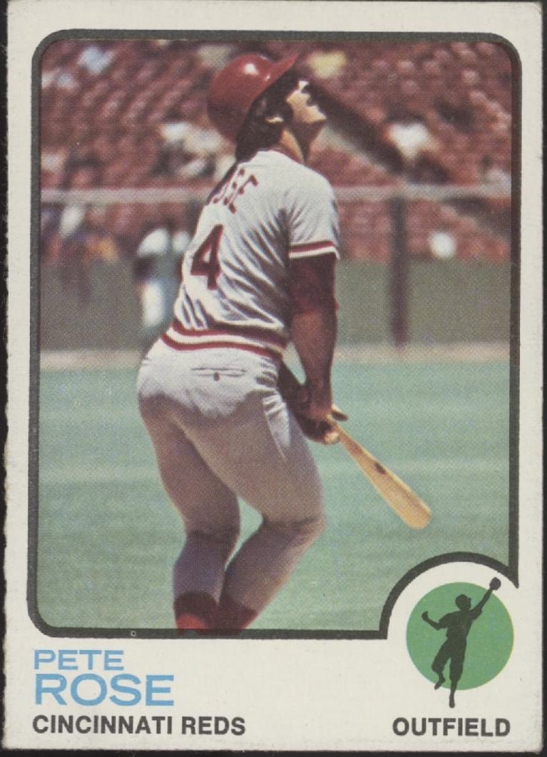 Pete Rose 1973 Topps 130 Cincinnati Reds EX - Collector Store LLC