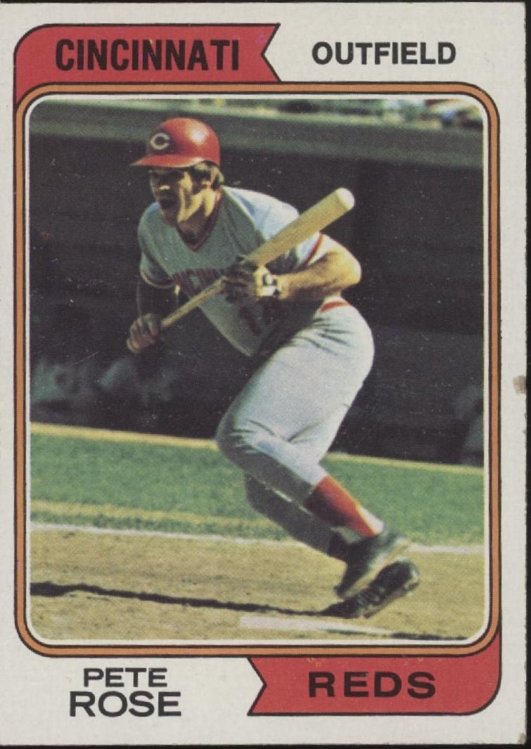 Pete Rose 1974 Topps 300 Cincinnati Reds VG - Collector Store LLC