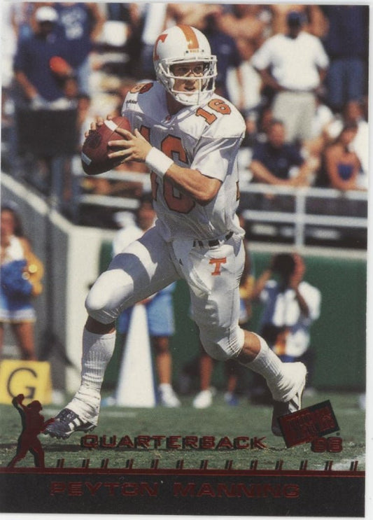 Peyton Manning 1998 Press Pass Red Checklist 50 - Collector Store LLC