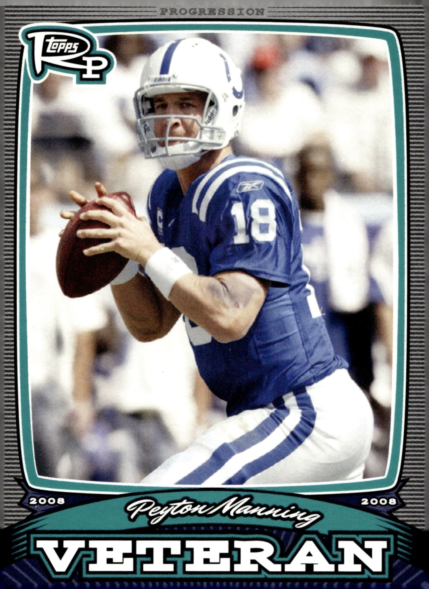 Peyton Manning 2008 Topps Rookie Progression Veteran #PV - PM - Collector Store LLC