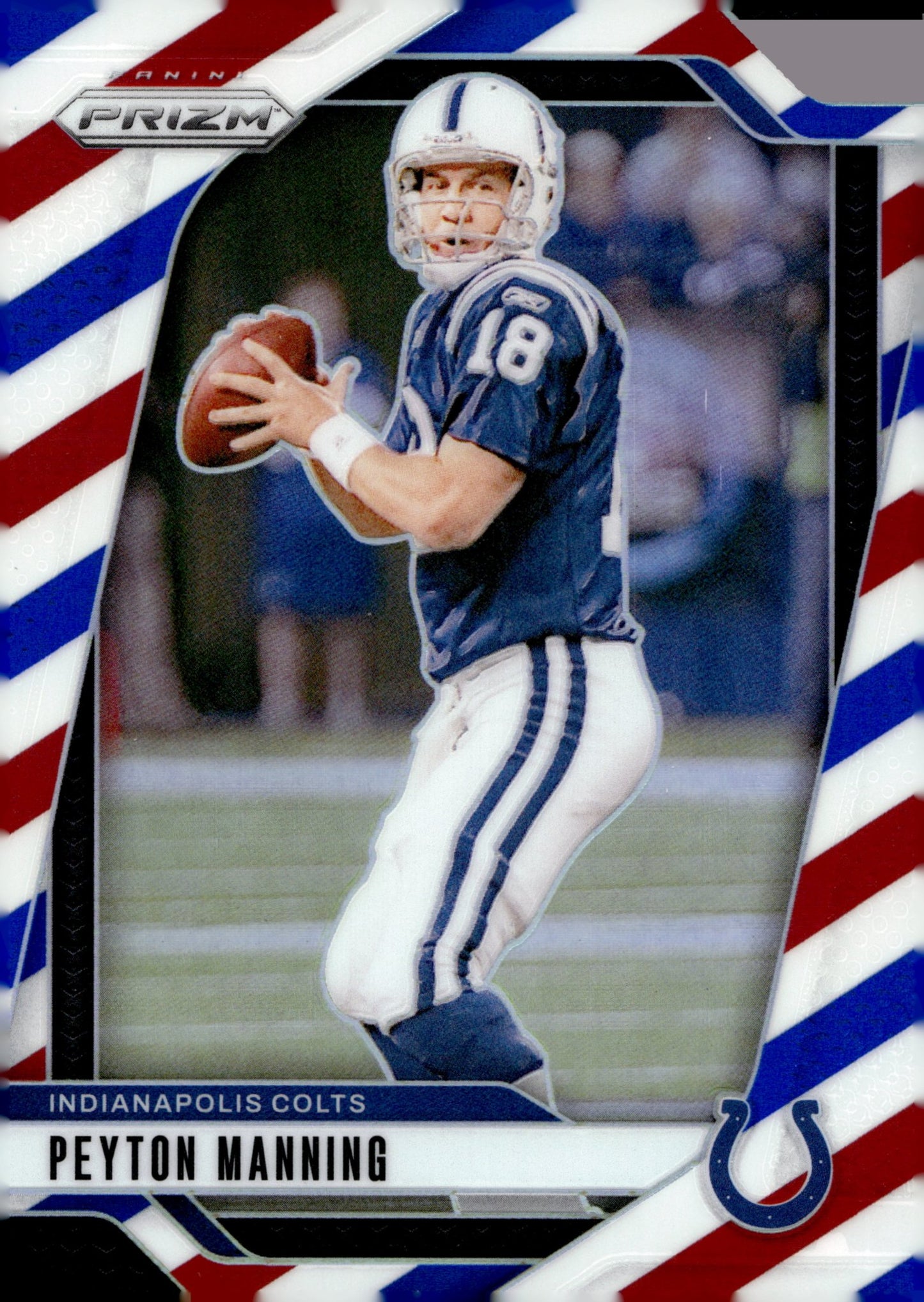 Peyton Manning 2024 Panini Prizm Red White & Blue Prizm #126 - Collector Store LLC