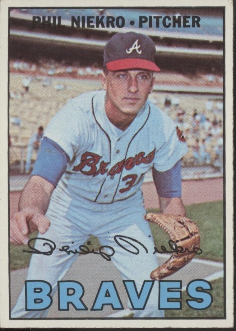 Phil Niekro 1967 Topps #456 Atlanta Braves VG - EX #2 - Collector Store LLC