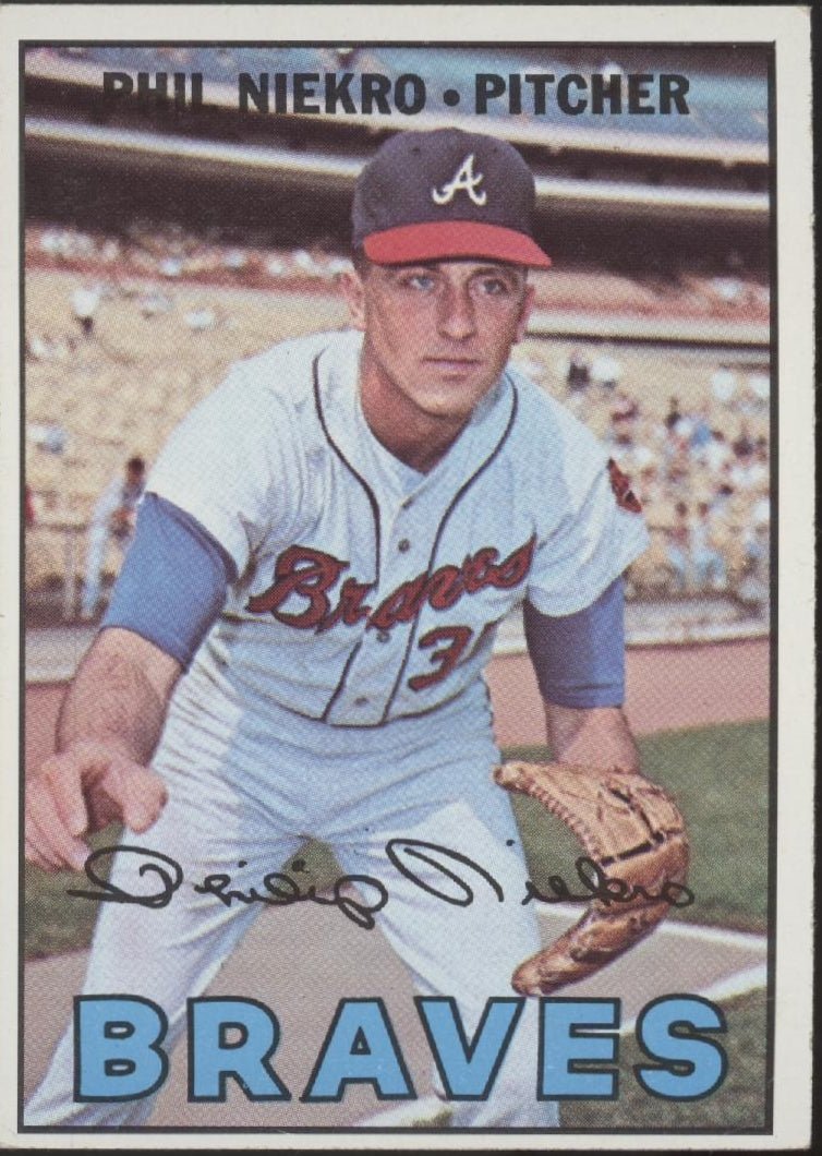 Phil Niekro 1967 Topps #456 Atlanta Braves VG - EX #3 - Collector Store LLC