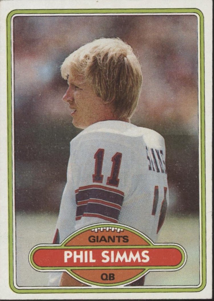 Phil Simms 1980 Topps RC #225 New York Giants EX #2 - Collector Store LLC