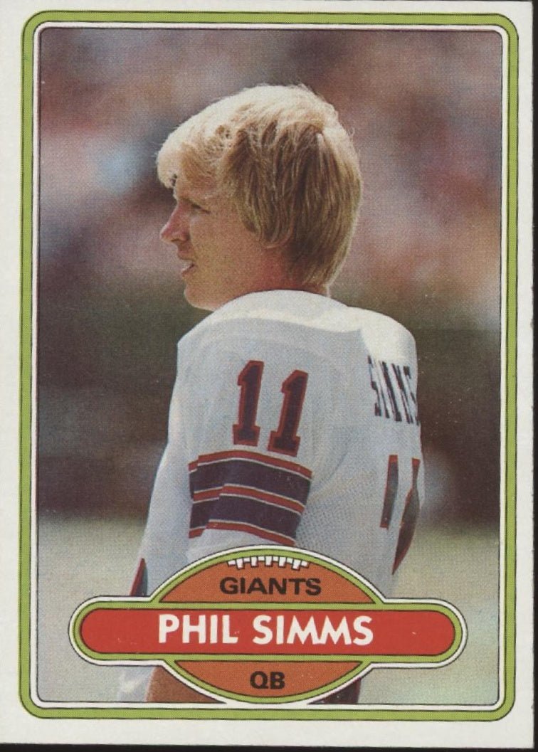 Phil Simms 1980 Topps RC #225 New York Giants EX #3 - Collector Store LLC