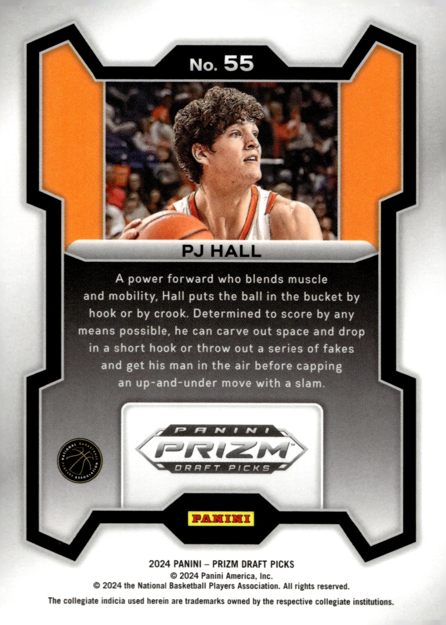 PJ Hall 2024 Panini Draft Picks RC #55 - Collector Store LLC