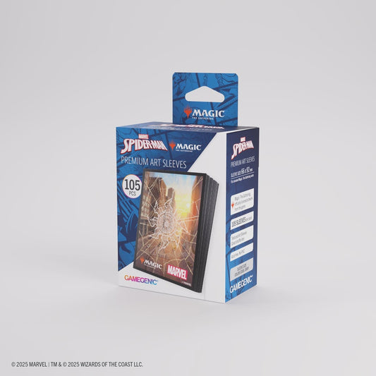 Gamegenic: Magic the Gathering Spider-Man Art Sleeves 105ct (Plains)
