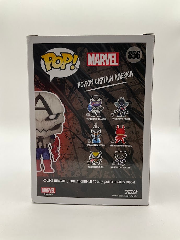 Poison Captain America Funko Pop! Venom #856 Pop in a Box Exclusive - Collector Store LLC