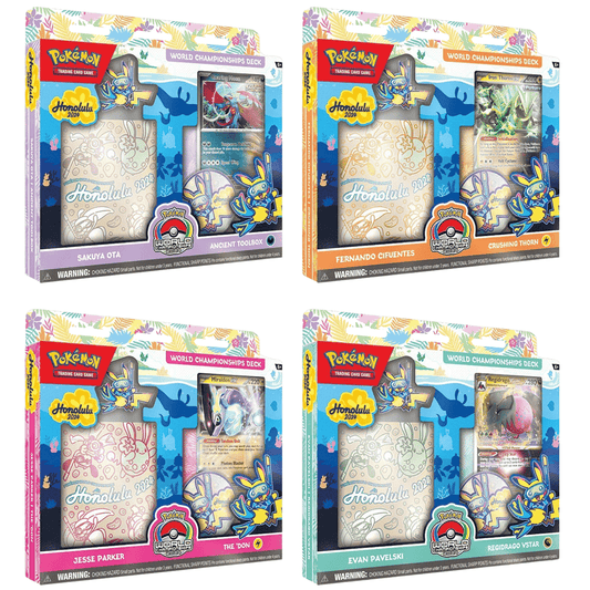 Pokemon: 2024 World Championship Deck Set (Set - of - 4) *Expected Release Date 5 - 16 - 2025* - Collector Store LLC