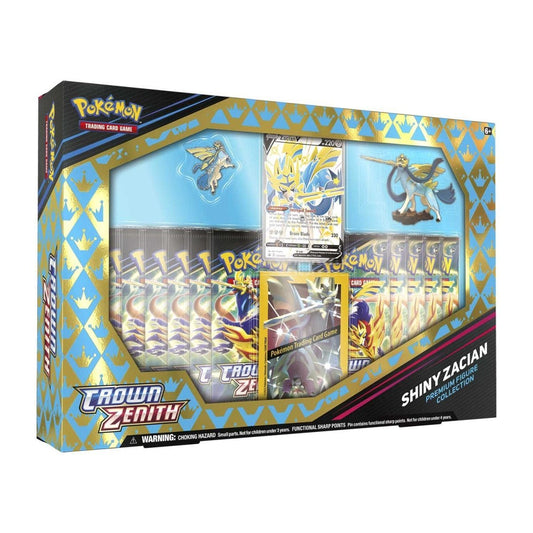 Pokemon: Crown Zenith Shiny Zacian Premium Figure Collection - Collector Store LLC
