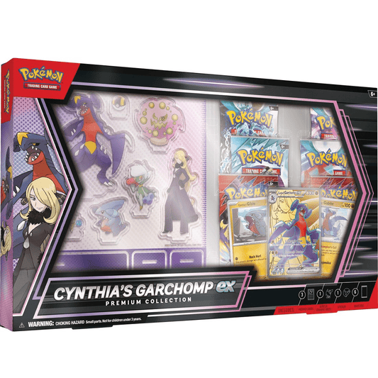 Pokemon: Cynthia's Garchomp ex Premium Collection - Collector Store LLC