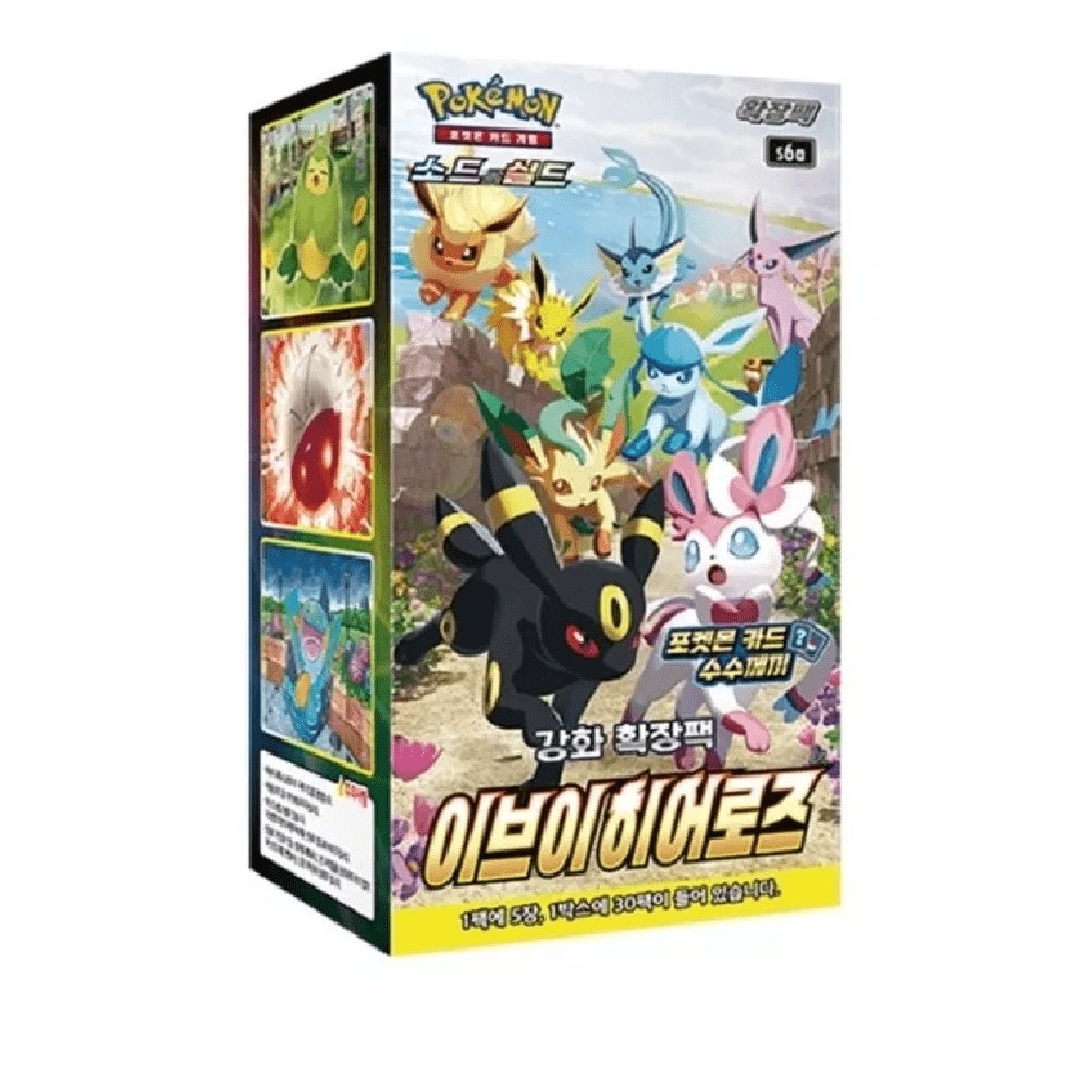 Pokemon Eevee Heroes Korean Booster Box Pokemon Eevee Heroes Korean Booster Box