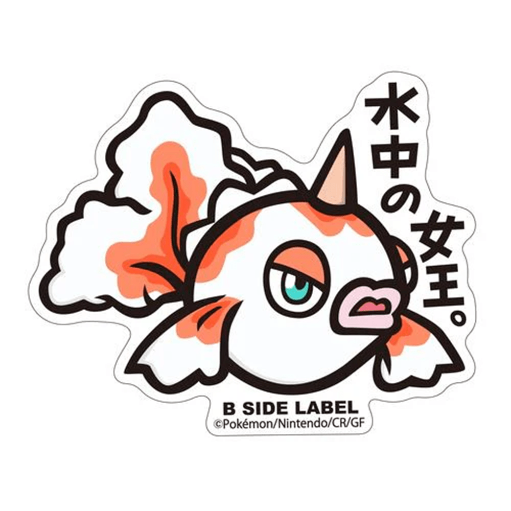 Pokemon: Goldeen No.118 B - Side Label Sticker (Japanese Pokemon Center Exclusive) - Collector Store LLC