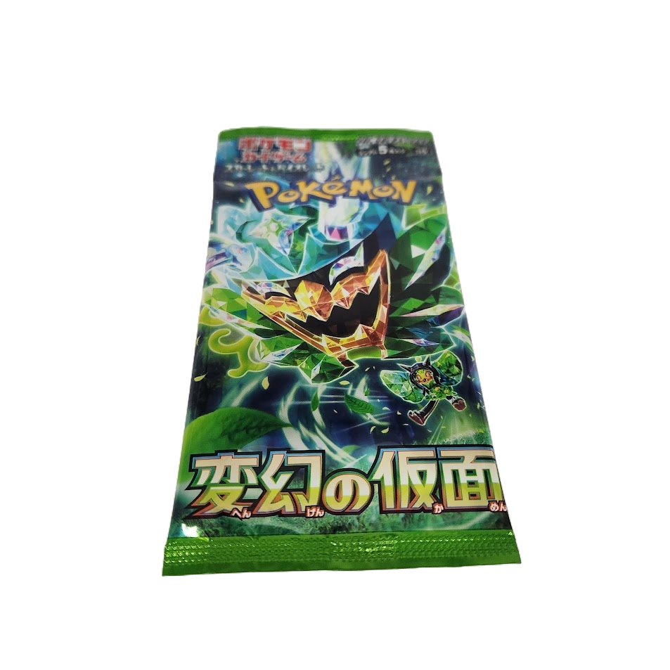 Pokemon Cards Booster Box Pokmon TCG: Mask Of Change (SV6) Japanese Booster Pack - 5 Cards, Factory Sealed, 2024 Release Pokmon Booster Pack Pokemon Cards Booster Box Pokmon TCG: Mask Of Change (SV6) Japanese Booster Pack - 5 Cards, Factory Sealed, 2024 Release Pokmon Booster Pack