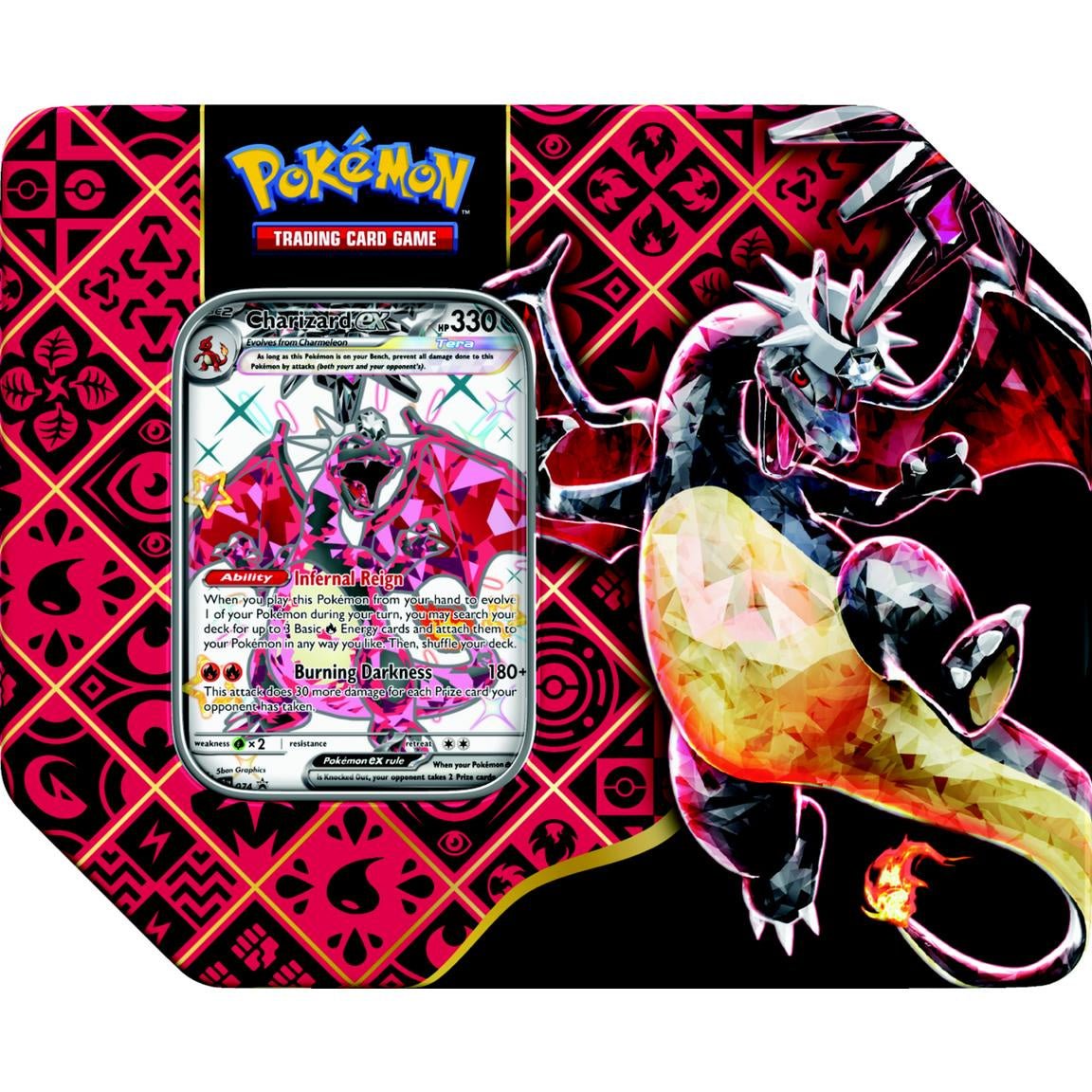 pokemon card game ex power trio charizard ex tin - Best of 2016 choose the quaking force of Great Tusk ex as an Ancient Pokmon Pokemon Trading Card Game EX