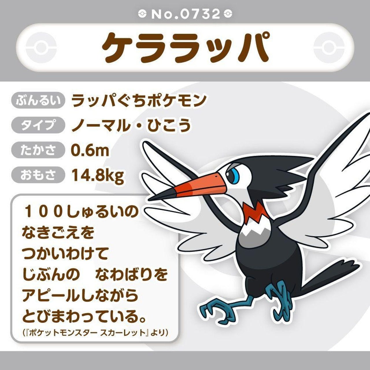 Pokemon: Pokemon Fit Trumbeak No.732 Plush (Japanese Pokemon Center Exclusive) - Collector Store LLC