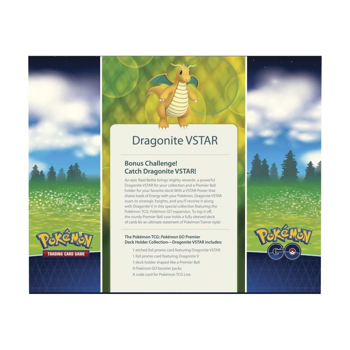 Pokemon: Pokémon GO Premier Deck Holder Collection (Dragonite VSTAR) - Collector Store LLC