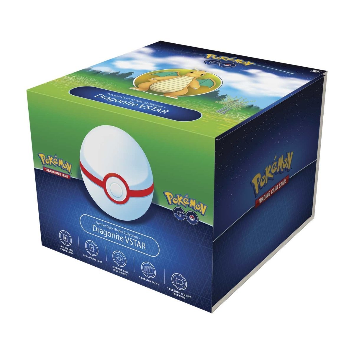 Pokemon: Pokémon GO Premier Deck Holder Collection (Dragonite VSTAR) - Collector Store LLC