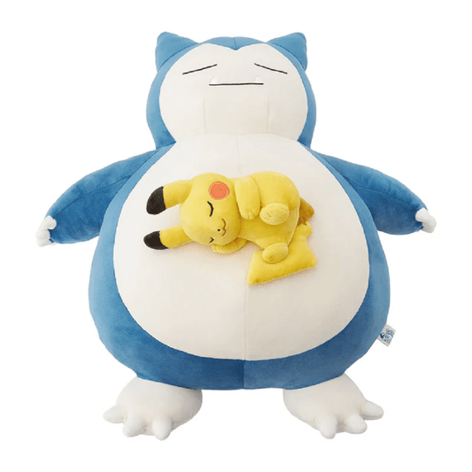 Pokemon: Pokemon Sleep Goodnight Snorlax & Pikachu Plush (Japanese Pokemon Center Exclusive) - Collector Store LLC