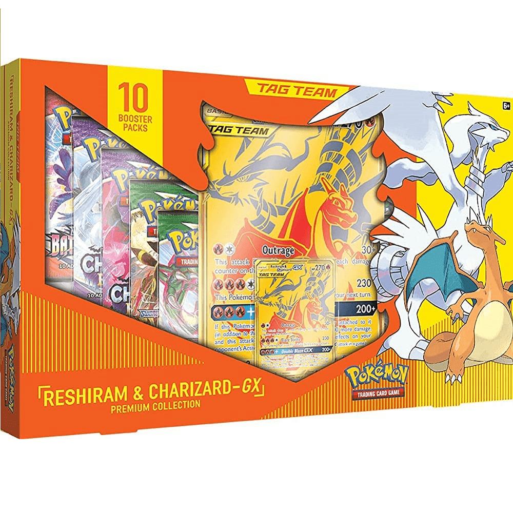 Pokemon: Reshiram & Charizard GX Premium Collection - Collector Store LLC