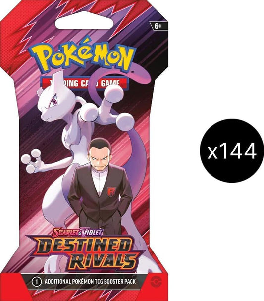 Pokemon: Scarlet & Violet Destined Rivals Sleeved Booster Case (144ct) *Releasing 5 - 30 - 2025* - Collector Store LLC