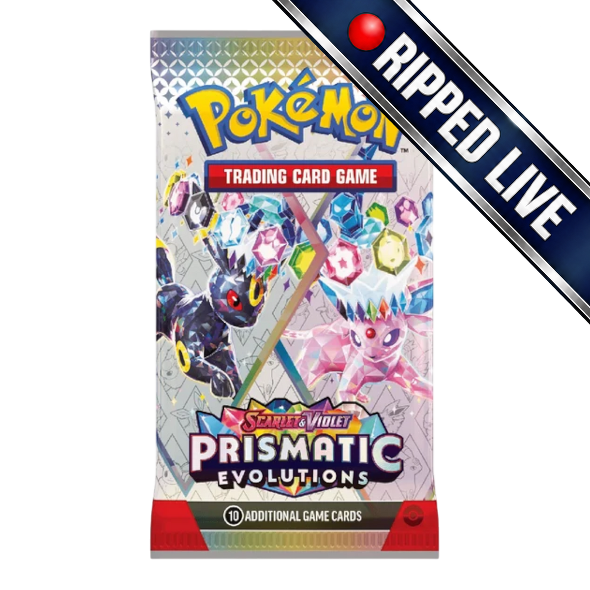 *BREAK* Pokemon: Scarlet & Violet Prismatic Evolutions Booster Pack