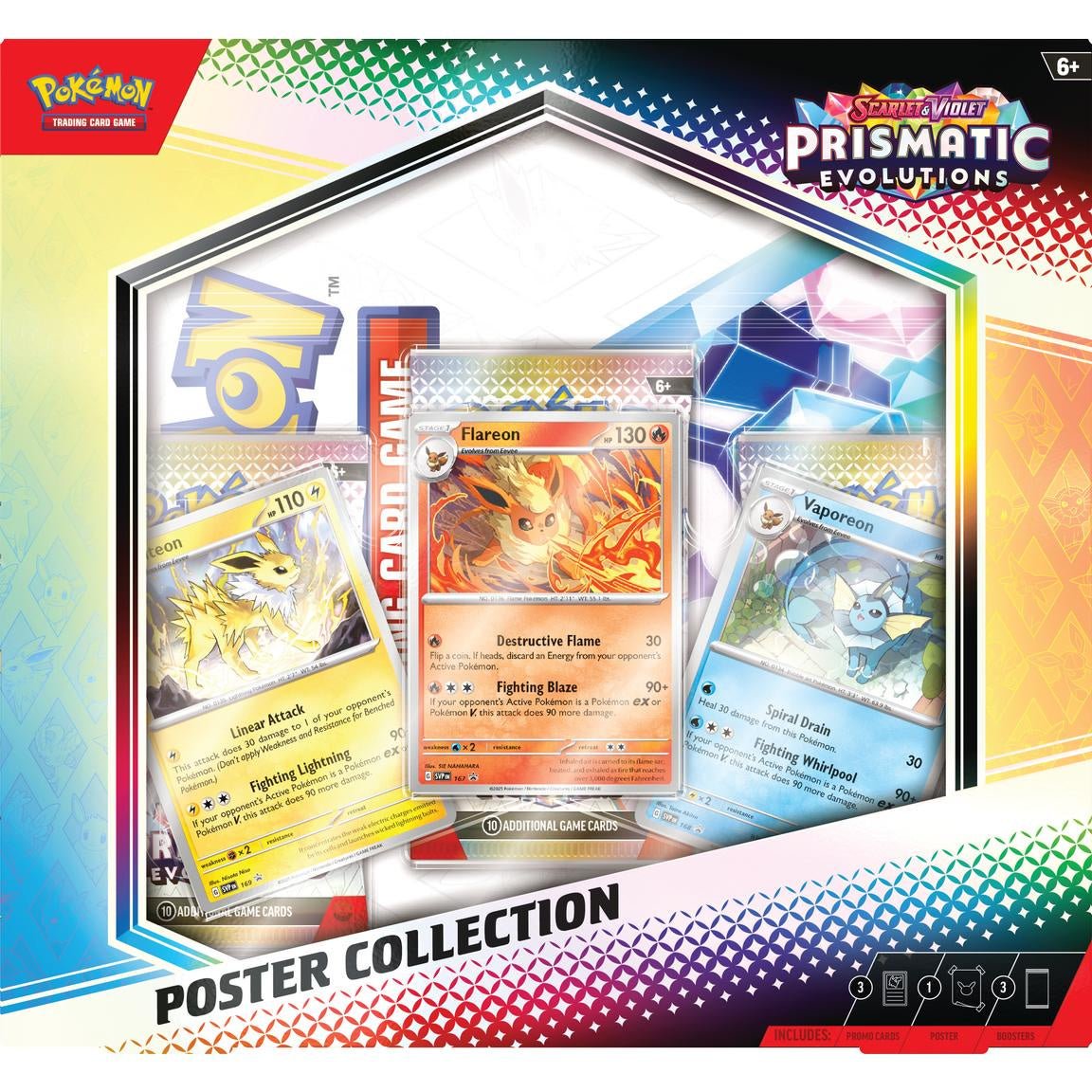 pokemon card prismatic evolutions Booster Pack MidWestPoke Cards vary by pack. 2025 Prismatic Evolutions Super-Premium Collection