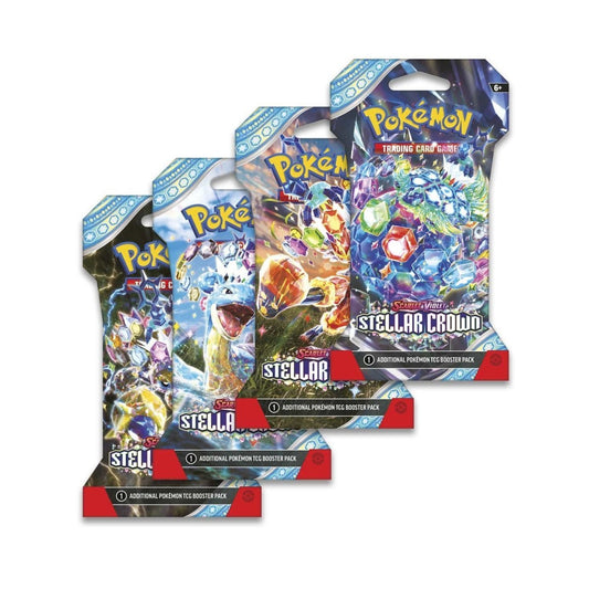 Pokemon: Scarlet & Violet Stellar Crown Sleeved Booster Pack - Collector Store LLC