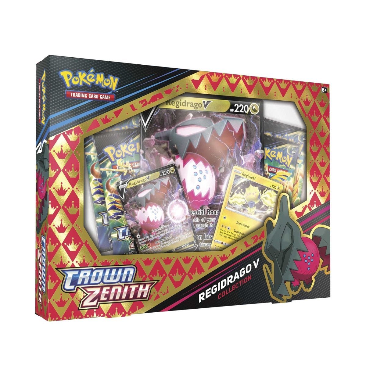 Pokemon: Sword & Shield Crown Zenith Regidrago V Box Set - Collector Store LLC