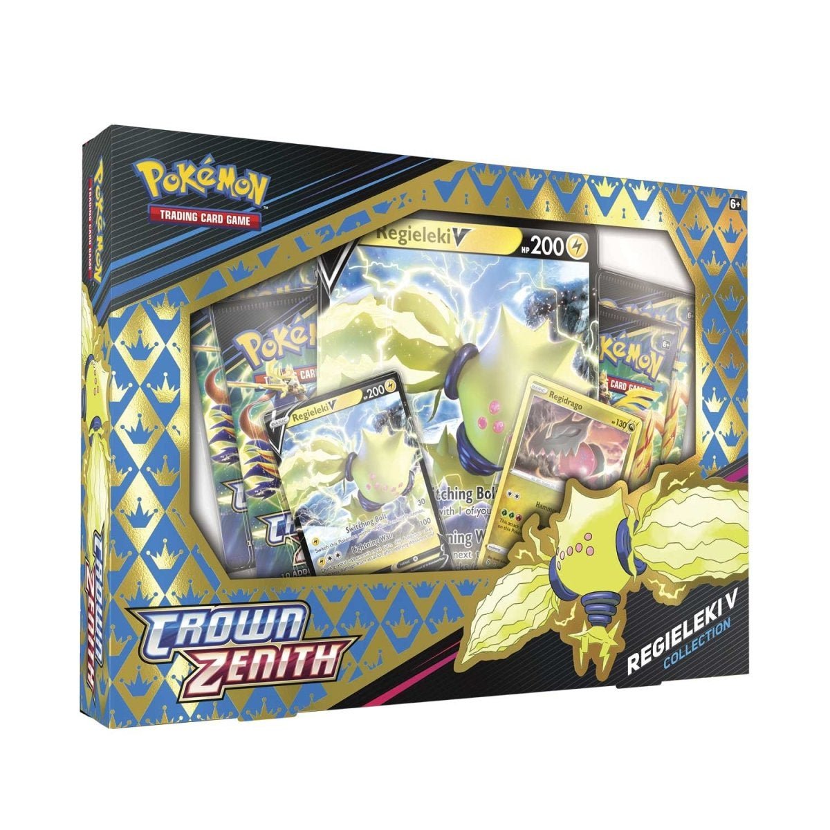 Pokemon: Sword & Shield Crown Zenith Regieleki V Box Set - Collector Store LLC