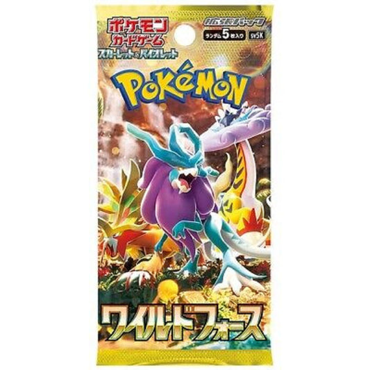 Pokemon: Wild Force Japanese Booster Pack (sv5K) - Collector Store LLC