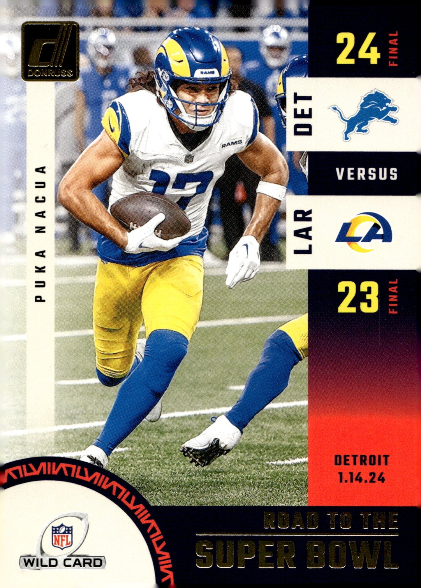 Puka Nacua 2024 Panini Donruss Toad to the Super Bowl #SBWC4 - Collector Store LLC