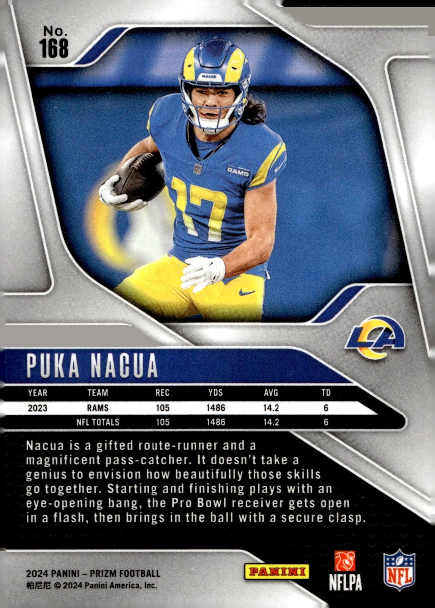 Puka Nacua 2024 Panini Prizm #168 - Collector Store LLC