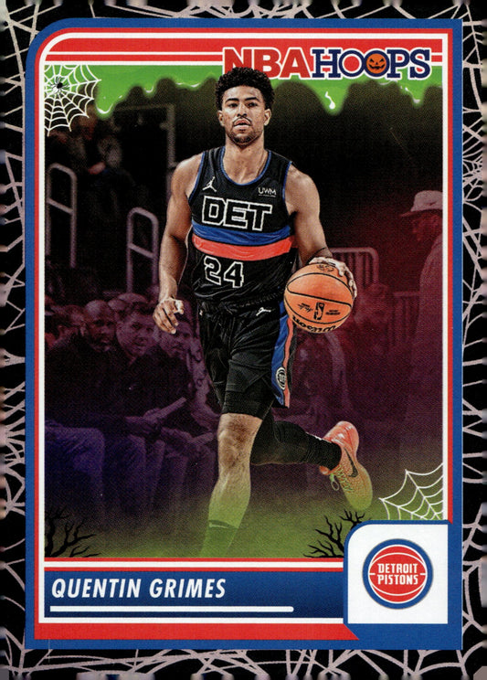 Quentin Grimes 2023 - 24 Panini Haunted Hoops Webs Holo #216 - Collector Store LLC