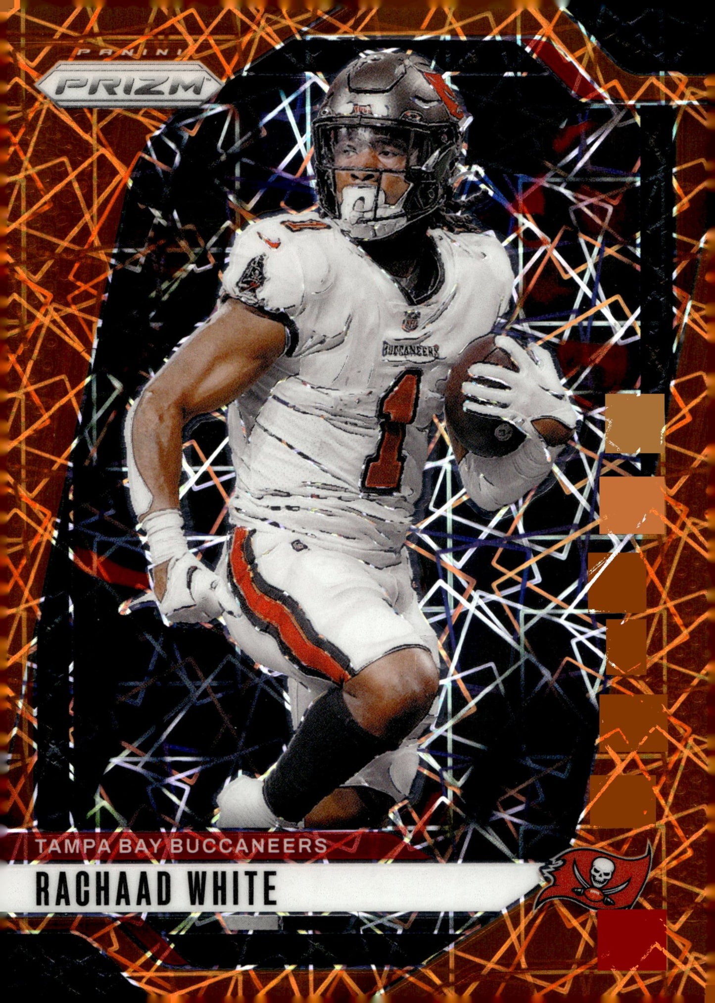 Rachaad White 2024 Panini Prizm Orange Lazer Prizm #269 - Collector Store LLC