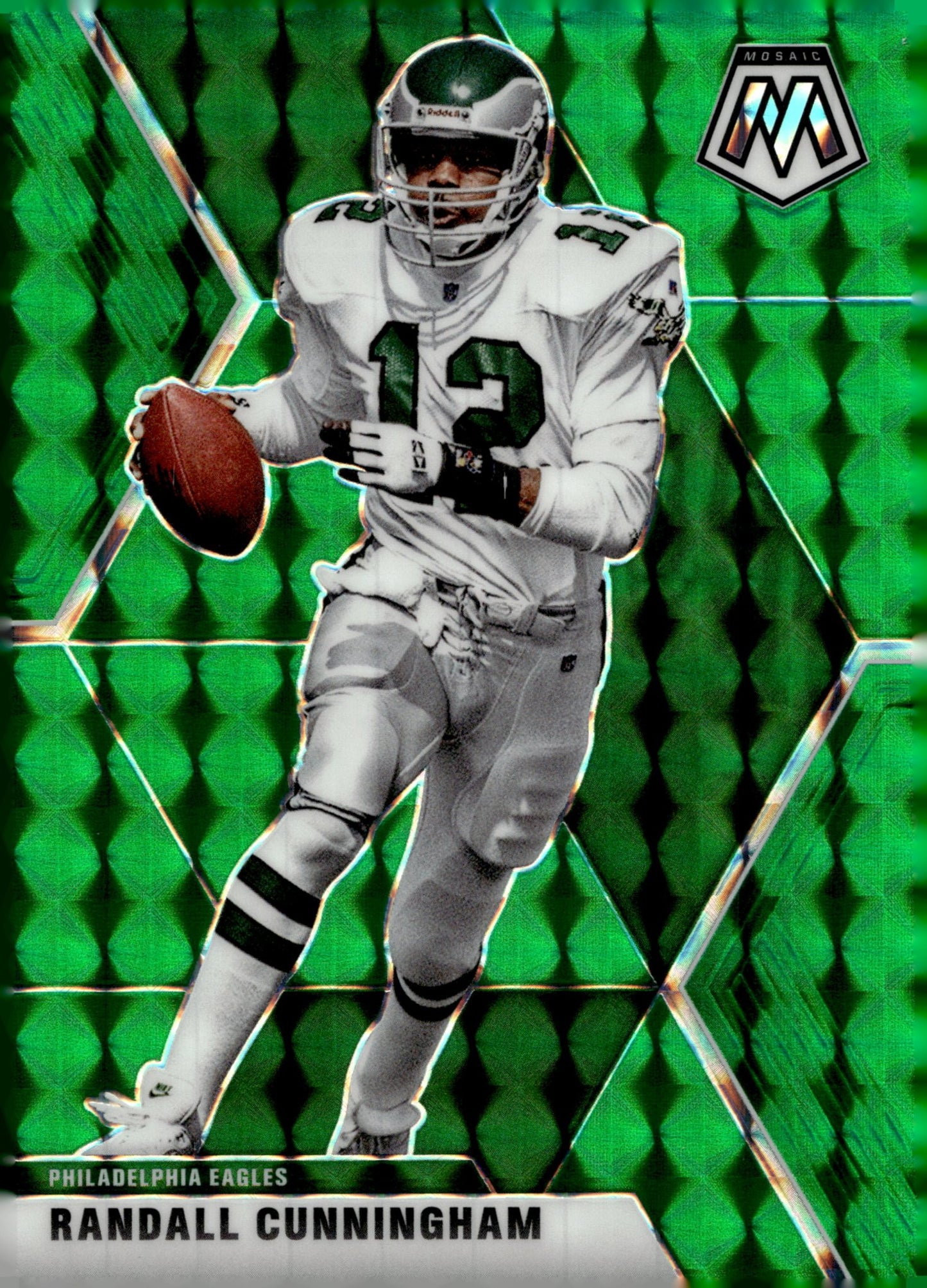 Randall Cunningham 2020 Panini Mosaic Green Prizm #161 - Collector Store LLC