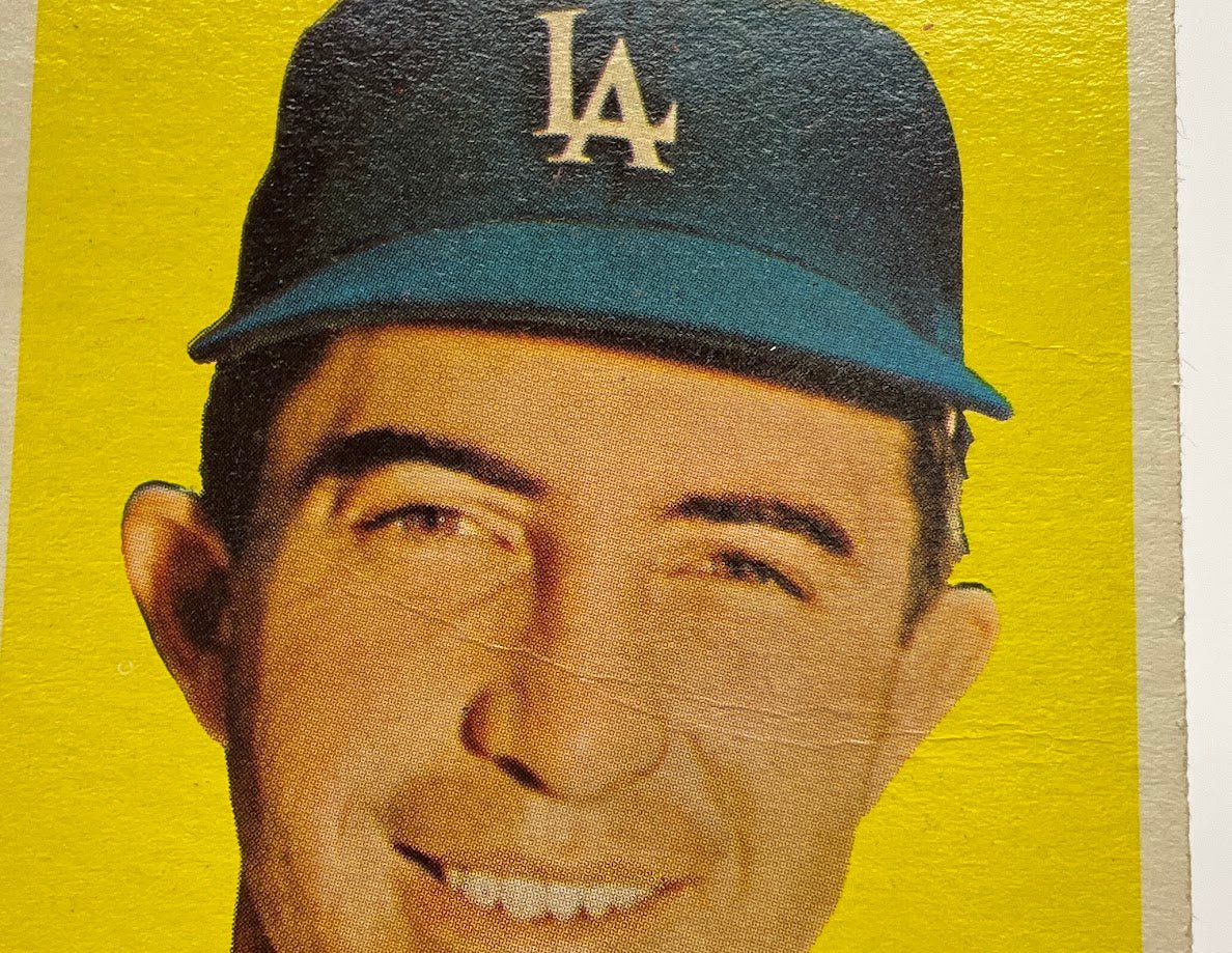 Randy Jackson 1958 Topps #301 Los Angeles Dodgers EX - Collector Store LLC