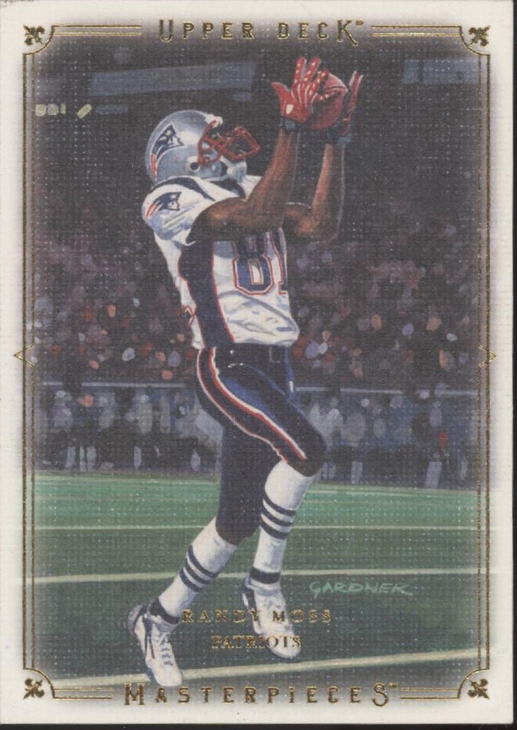 Randy Moss 2008 Upper Deck Masterpieces #69 - Collector Store LLC